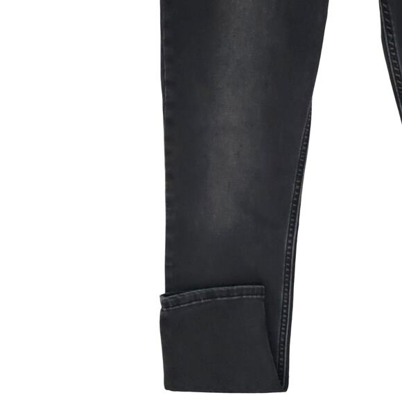 Rider By Lee Jeans Womens 8M Black Skinny Mid Rise Denim Stretch - Picture 5 of 12